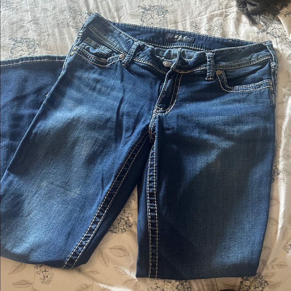 Silver Jeans Dark Blue Denim